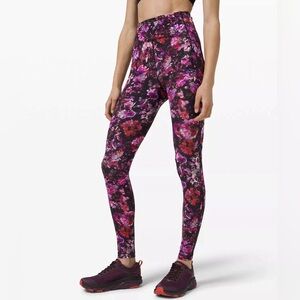 Brand new Lululemon Swift Speed High-Rise Tight 28"-Fluoro Floral Multi